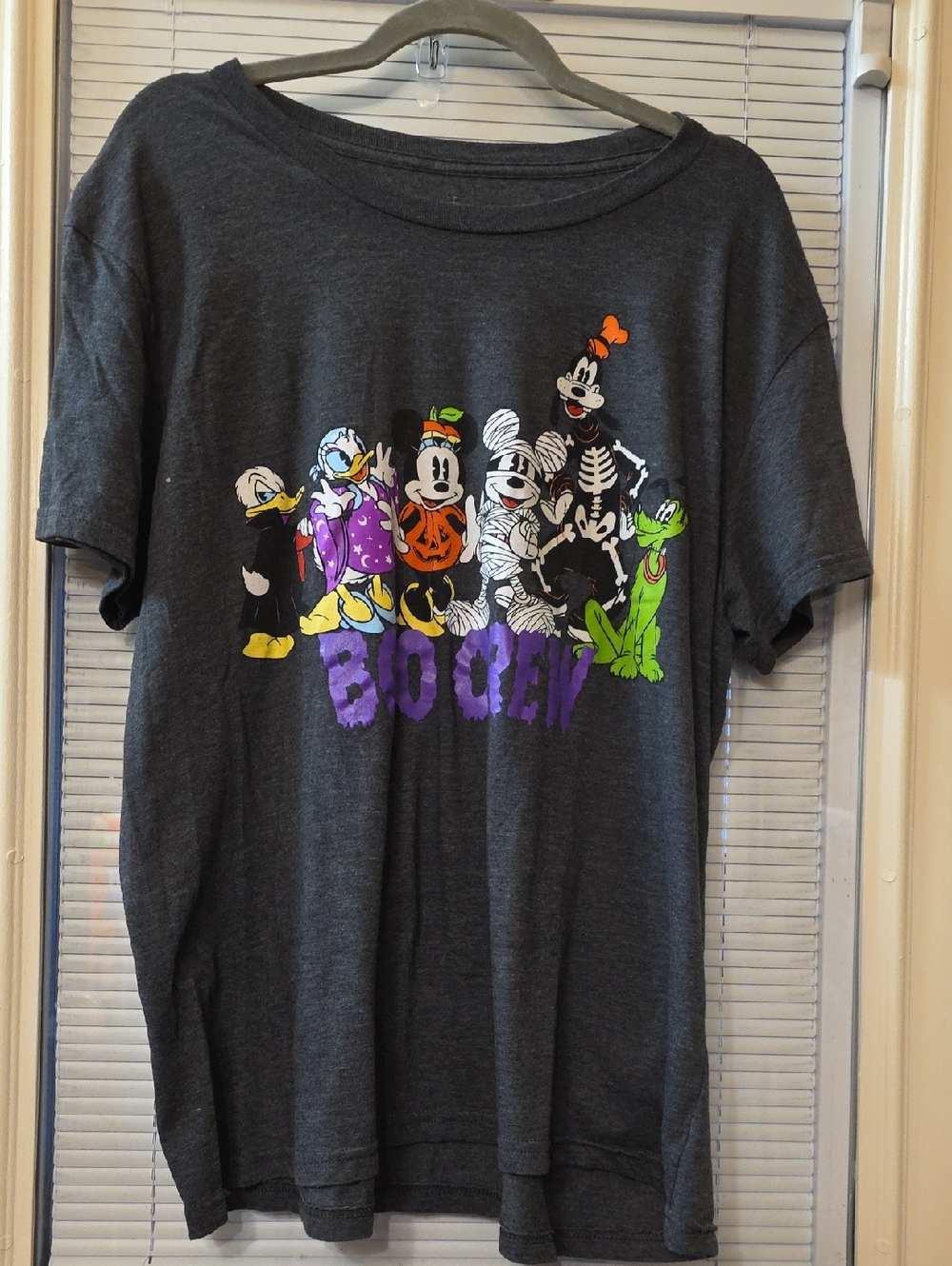 Disney Gray 'Boo Crew' Halloween Character Tee
